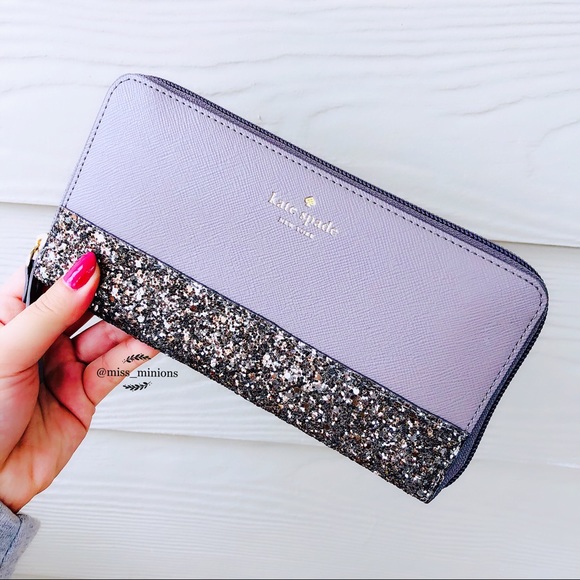 Kate Spade Greta Court Glitter Neda Wallet - Picture 3 of 7